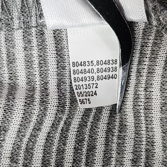 Maurices Blazer Womens XL Gray Military Open Front Jacket Fitted Office Preppy - Picture 8 of 11